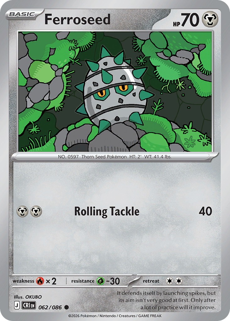 2026 Pokémon Chaos Rising 2026 Pokémon Chaos Rising #62 trading card