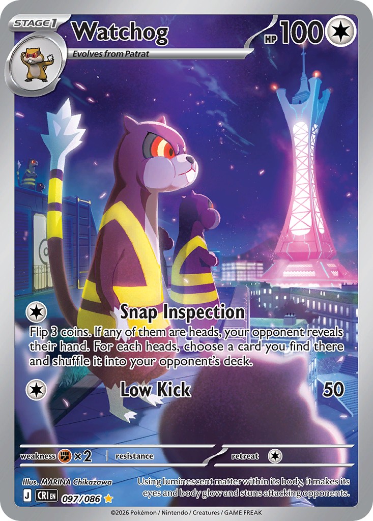 2026 Pokémon Chaos Rising 2026 Pokémon Chaos Rising #97 trading card