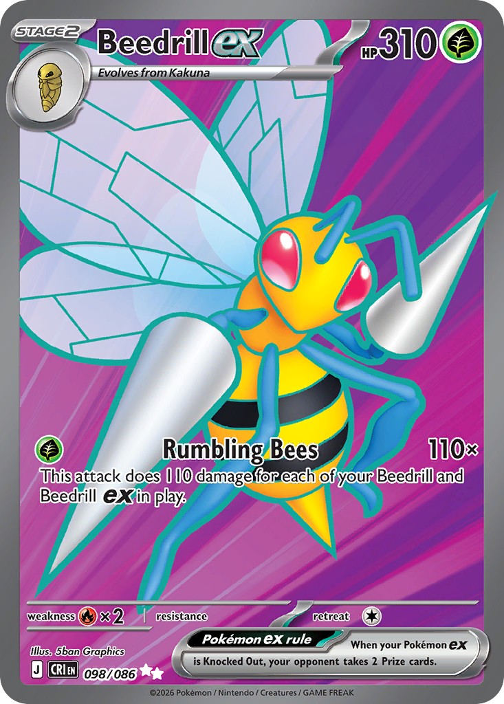 2026 Pokémon Chaos Rising 2026 Pokémon Chaos Rising #98 trading card