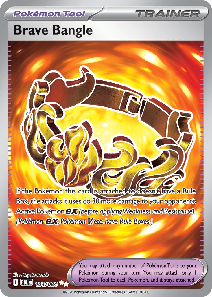 2026 Pokémon Pitch Black Brave Bangle #104 trading card