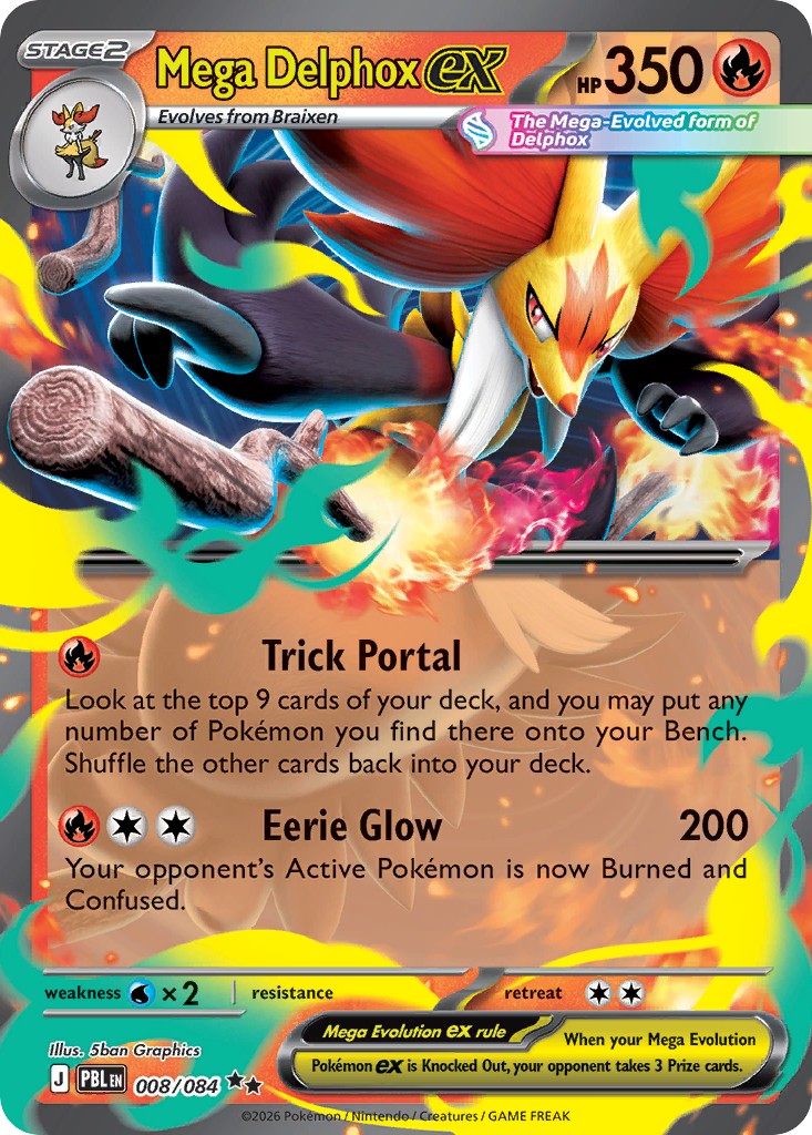Mega Delphox ex (Double Rare · Holo)