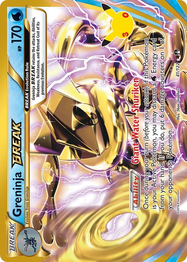Greninja BREAK (Classic Collection · Rare BREAK · Holo)