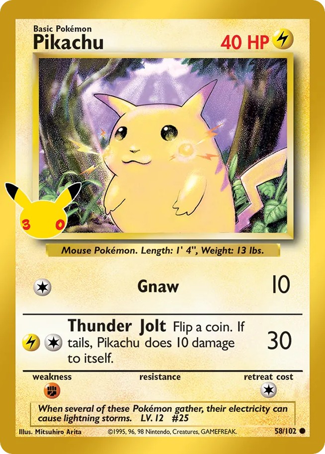Pikachu (Classic Collection · Common · Normal)