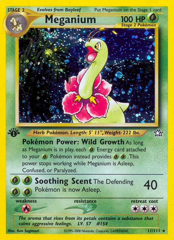 2000 Pokémon Neo Genesis 2000 Pokémon Neo Genesis #11 trading card