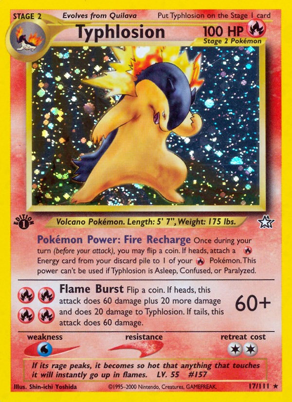 2000 Pokémon Neo Genesis 2000 Pokémon Neo Genesis #17 trading card