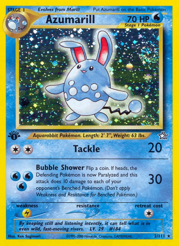 2000 Pokémon Neo Genesis 2000 Pokémon Neo Genesis #2 trading card
