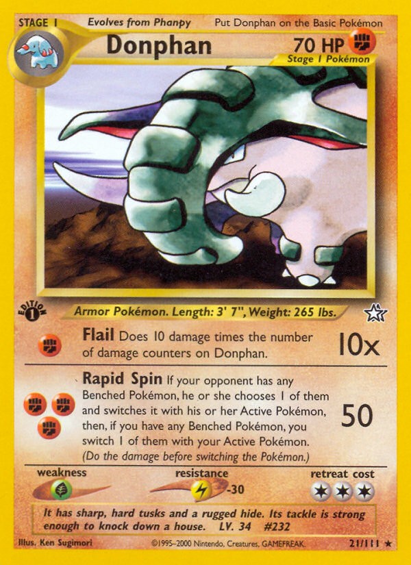 2000 Pokémon Neo Genesis 2000 Pokémon Neo Genesis #21 trading card
