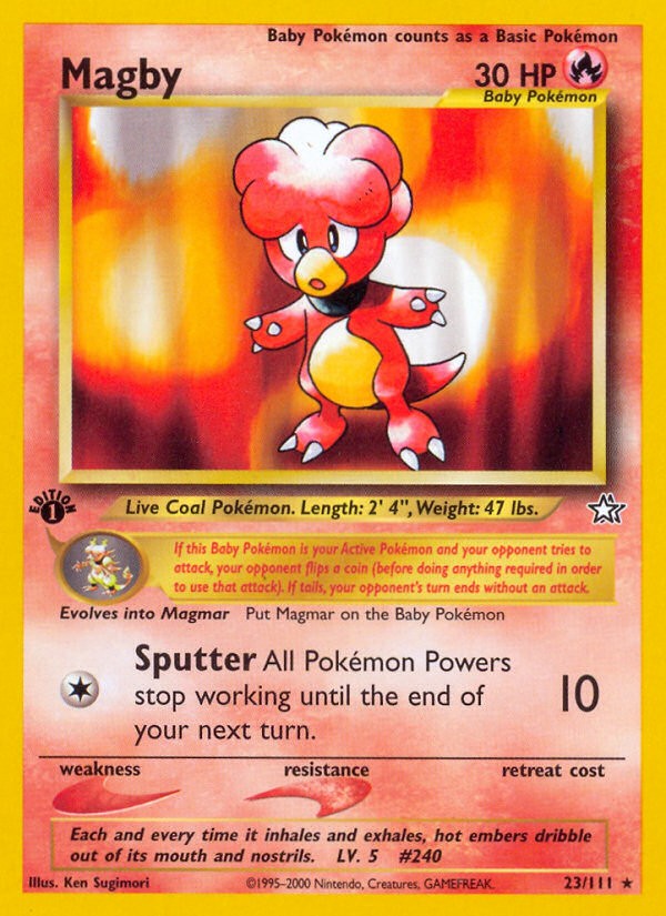 2000 Pokémon Neo Genesis 2000 Pokémon Neo Genesis #23 trading card