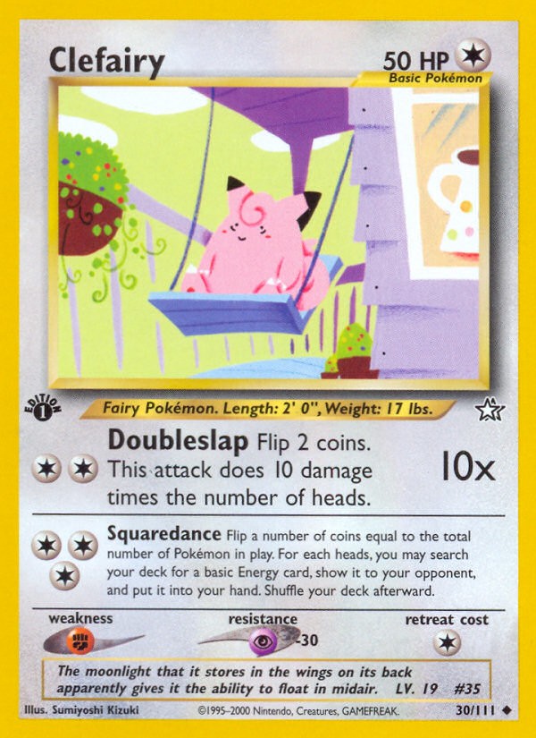 2000 Pokémon Neo Genesis 2000 Pokémon Neo Genesis #30 trading card