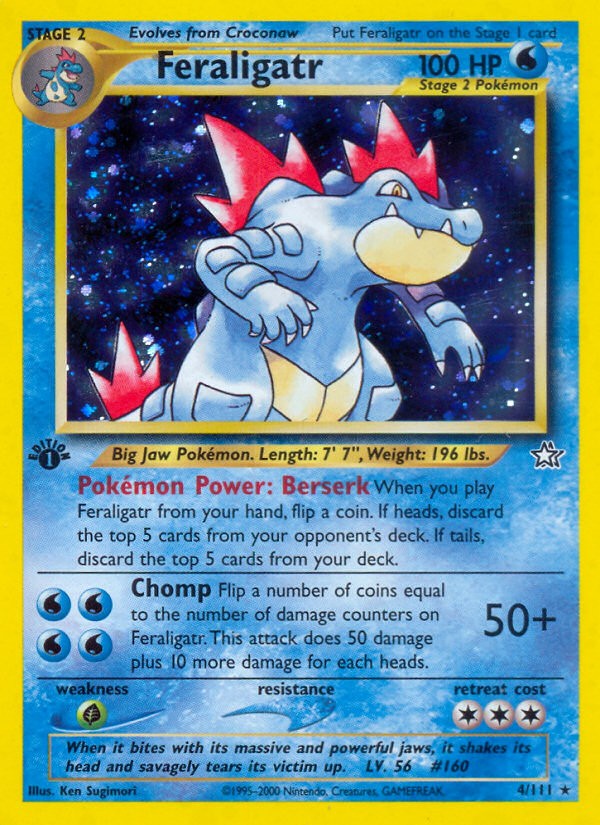 2000 Pokémon Neo Genesis 2000 Pokémon Neo Genesis #4 trading card