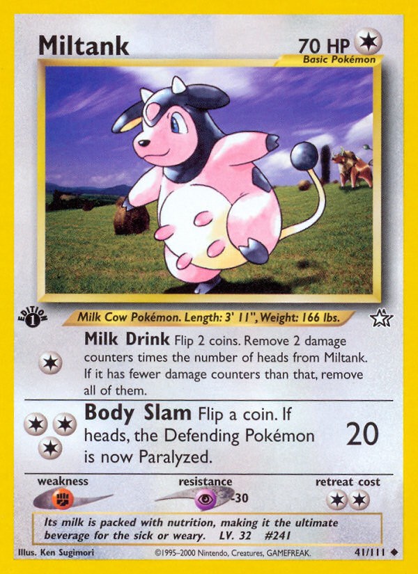 2000 Pokémon Neo Genesis 2000 Pokémon Neo Genesis #41 trading card