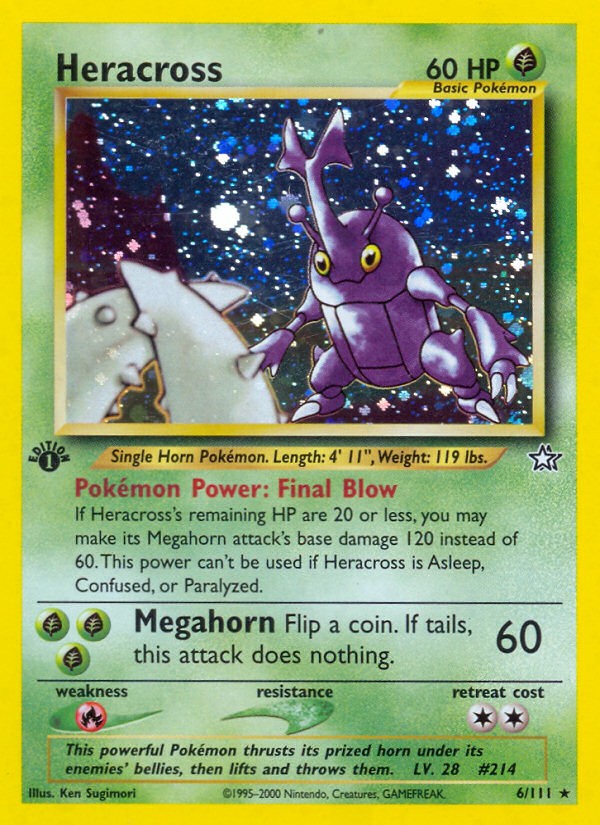 2000 Pokémon Neo Genesis 2000 Pokémon Neo Genesis #6 trading card