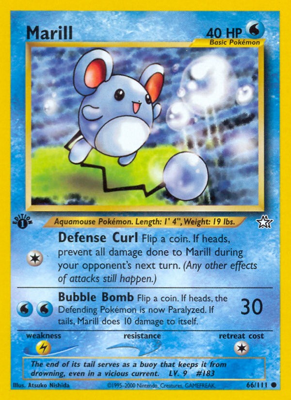 2000 Pokémon Neo Genesis 2000 Pokémon Neo Genesis #66 trading card