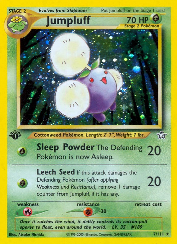 2000 Pokémon Neo Genesis 2000 Pokémon Neo Genesis #7 trading card