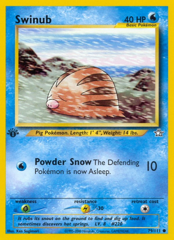 2000 Pokémon Neo Genesis 2000 Pokémon Neo Genesis #79 trading card