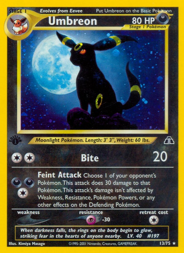 2001 Pokémon Neo Discovery 2001 Pokémon Neo Discovery #13 trading card