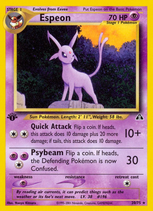 2001 Pokémon Neo Discovery 2001 Pokémon Neo Discovery #20 trading card