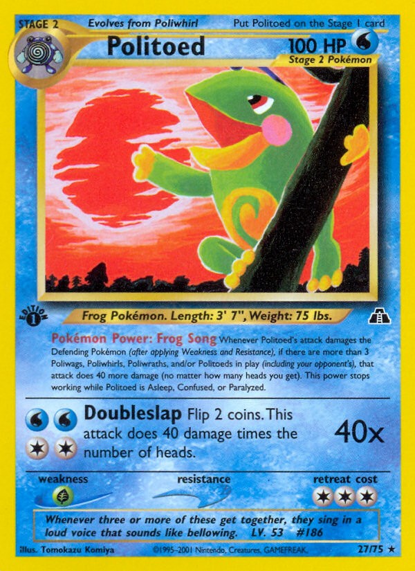 2001 Pokémon Neo Discovery 2001 Pokémon Neo Discovery #27 trading card