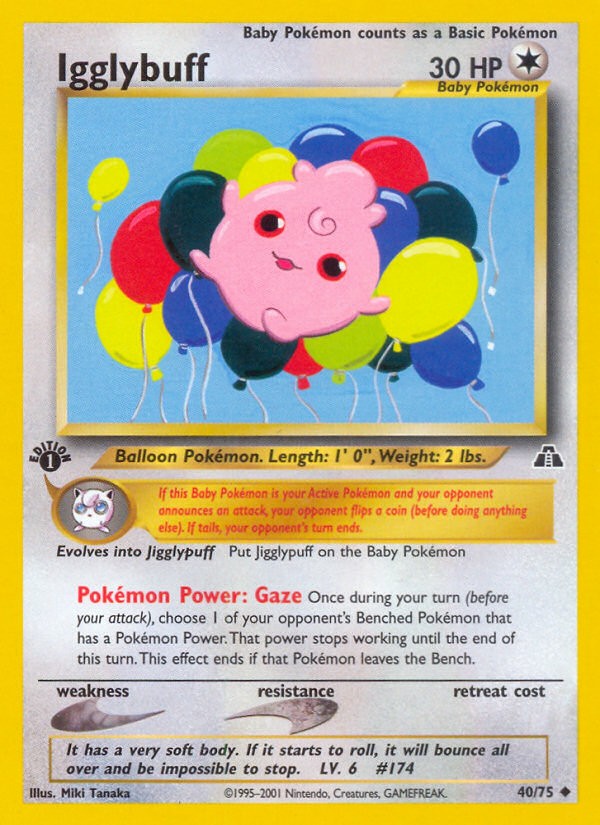 2001 Pokémon Neo Discovery 2001 Pokémon Neo Discovery #40 trading card