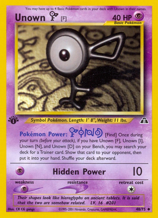 2001 Pokémon Neo Discovery 2001 Pokémon Neo Discovery #48 trading card