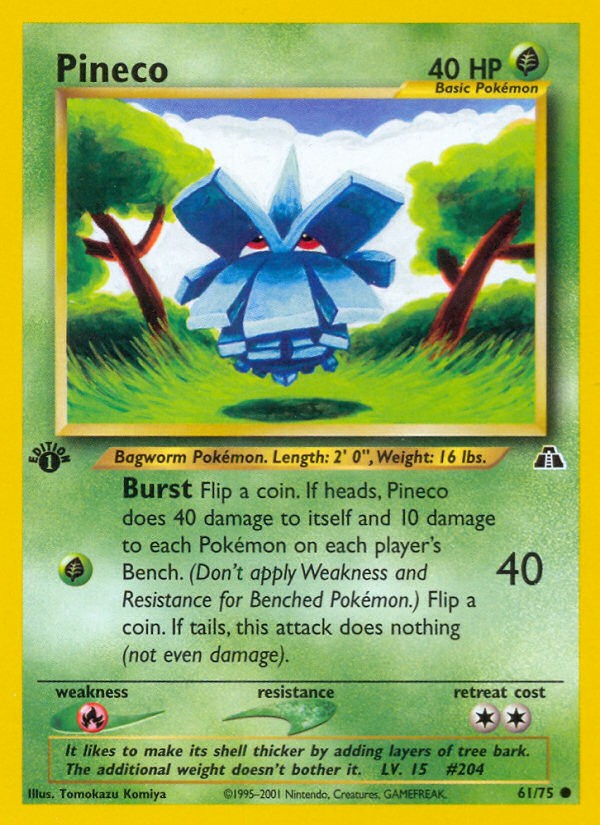 2001 Pokémon Neo Discovery 2001 Pokémon Neo Discovery #61 trading card