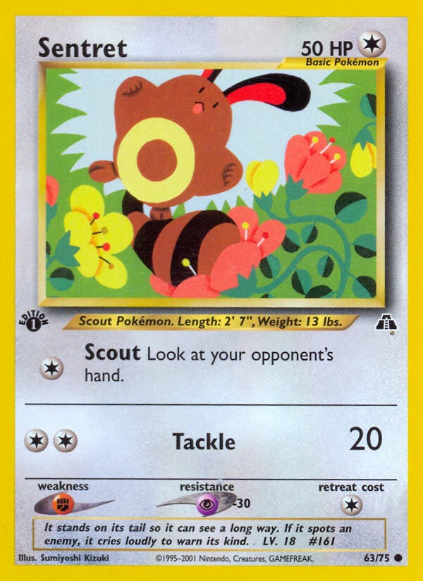 2001 Pokémon Neo Discovery 2001 Pokémon Neo Discovery #63 trading card
