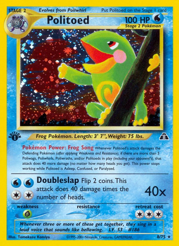 2001 Pokémon Neo Discovery 2001 Pokémon Neo Discovery #8 trading card