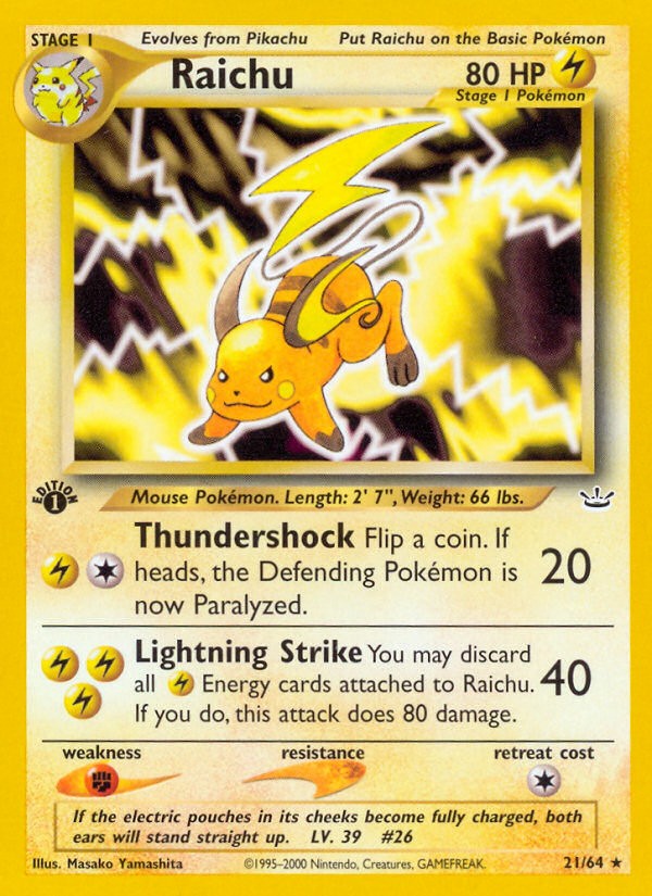 Raichu (Rare · Normal)