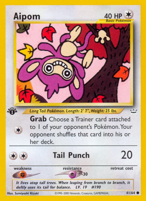 2001 Pokémon Neo Revelation 2001 Pokémon Neo Revelation #41 trading card