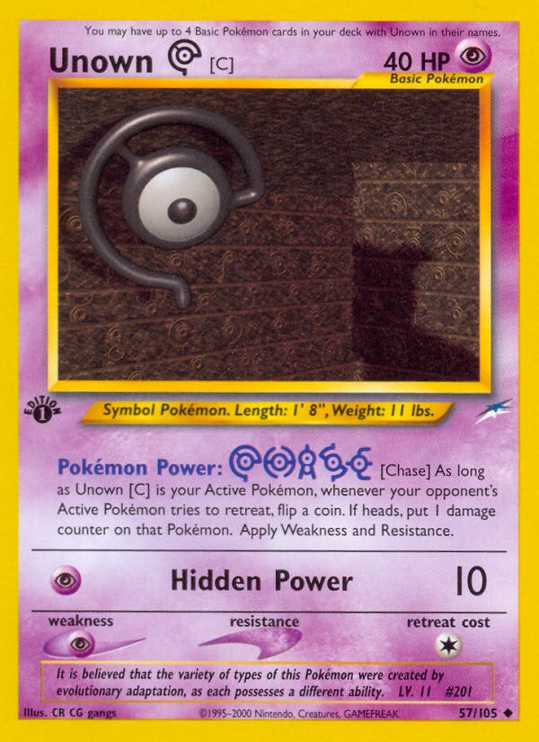 2002 Pokémon Neo Destiny 2002 Pokémon Neo Destiny #57 trading card