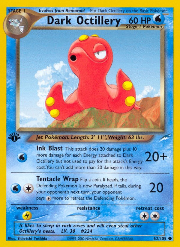 2002 Pokémon Neo Destiny 2002 Pokémon Neo Destiny #62 trading card