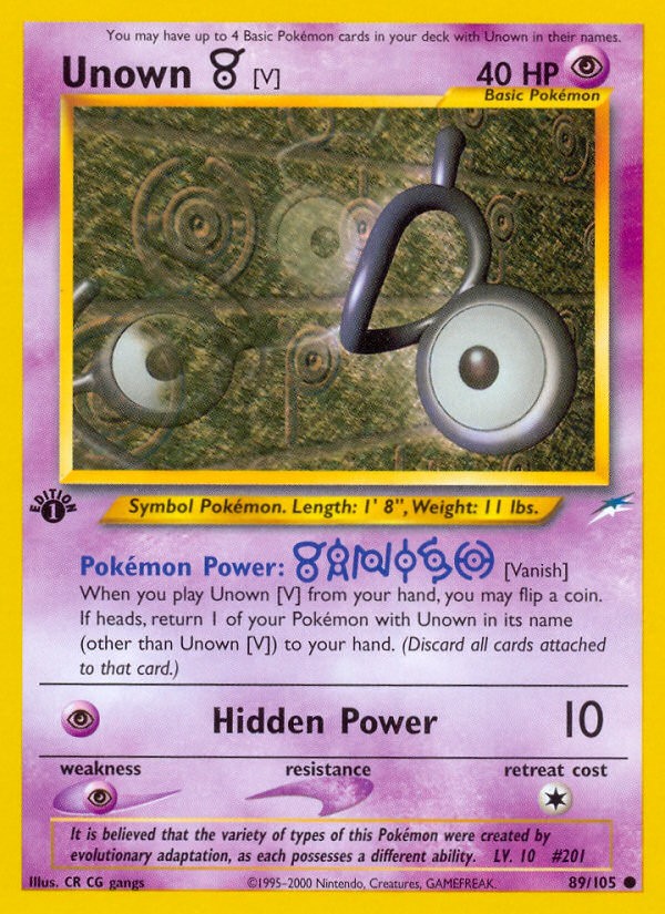 2002 Pokémon Neo Destiny 2002 Pokémon Neo Destiny #89 trading card