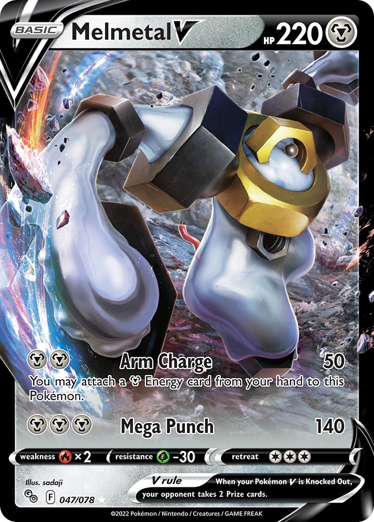 Melmetal V (Rare Holo V · Holo) · 2022 · Pokémon GO