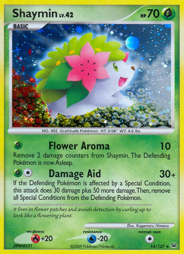 2009 Pokémon Platinum 2009 Pokémon Platinum #14 trading card