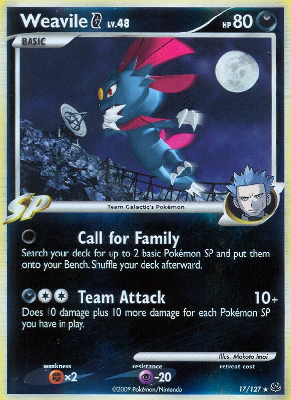 2009 Pokémon Platinum 2009 Pokémon Platinum #17 trading card