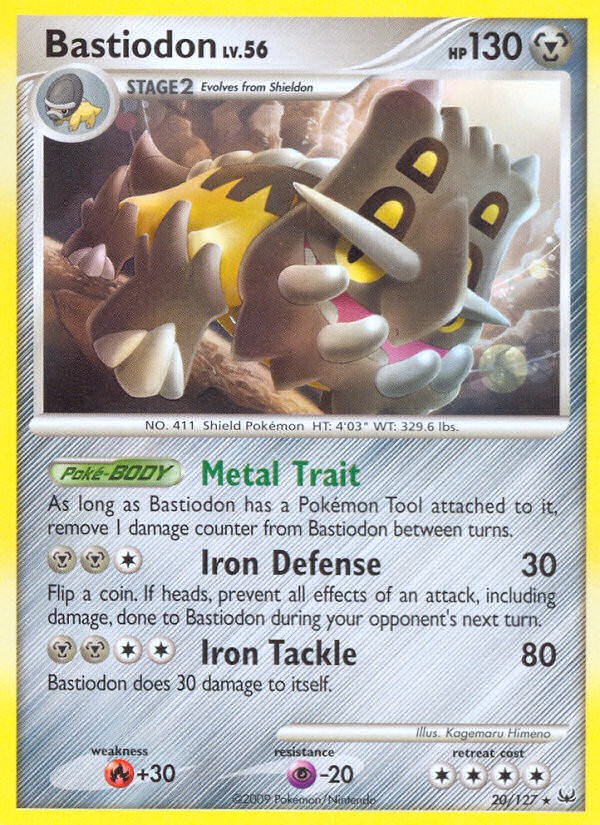 2009 Pokémon Platinum 2009 Pokémon Platinum #20 trading card