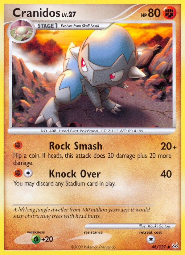2009 Pokémon Platinum 2009 Pokémon Platinum #46 trading card