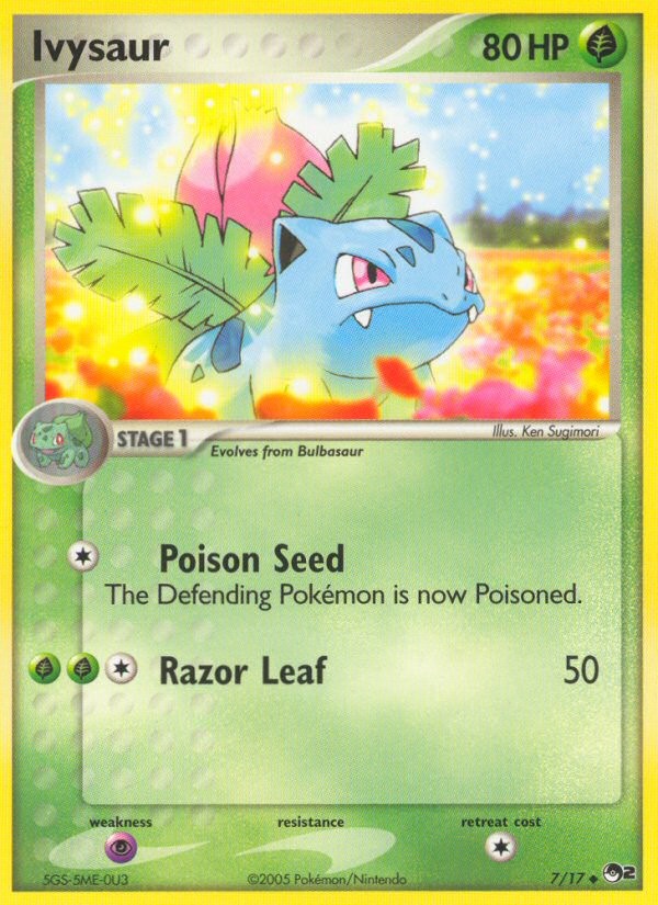 2005 Pokémon POP Series 2 2005 Pokémon POP Series 2 #7 trading card