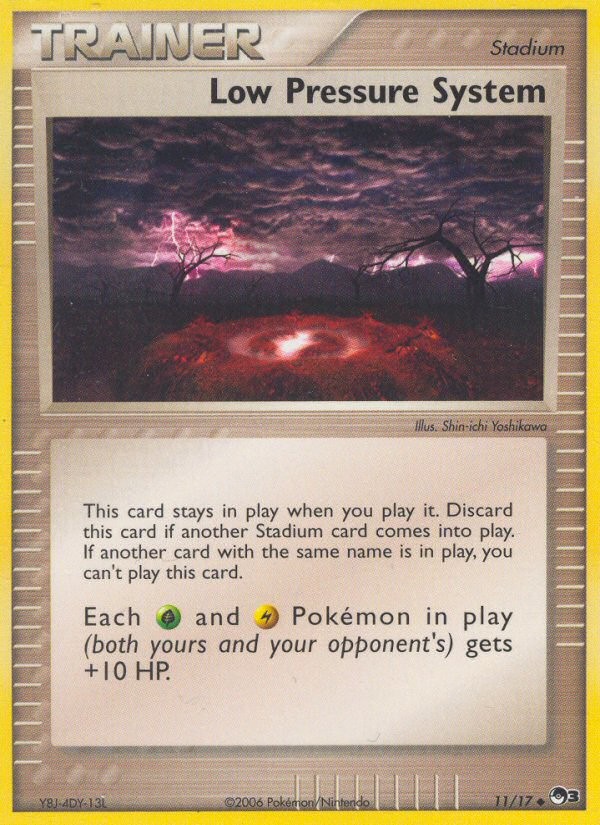 2006 Pokémon POP Series 3 Low Pressure System #11 trading card