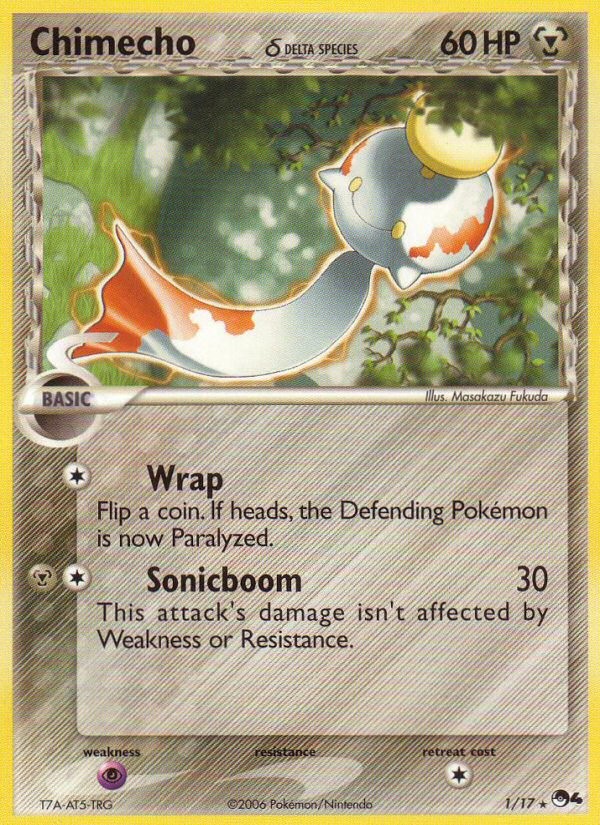 2006 Pokémon POP Series 4 Chimecho δ #1 trading card