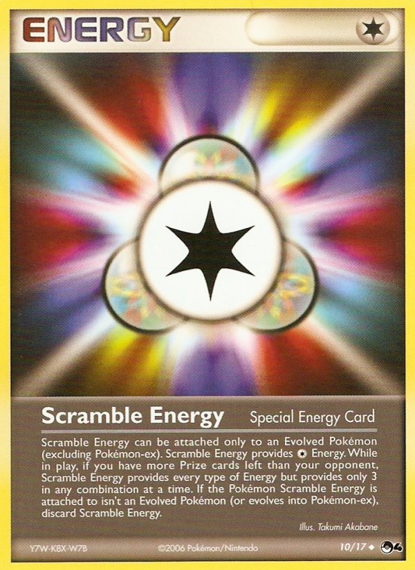 2006 Pokémon POP Series 4 Scramble Energy #10 trading card