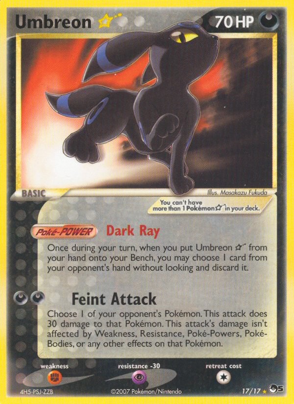 2007 Pokémon POP Series 5 2007 Pokémon POP Series 5 #17 trading card