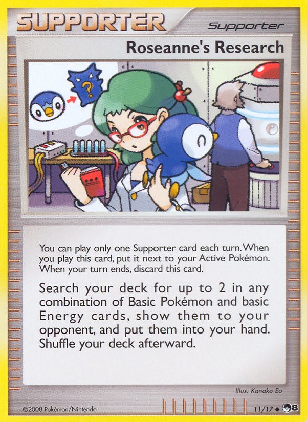 2008 Pokémon POP Series 8 Roseanne's Research #11 trading card