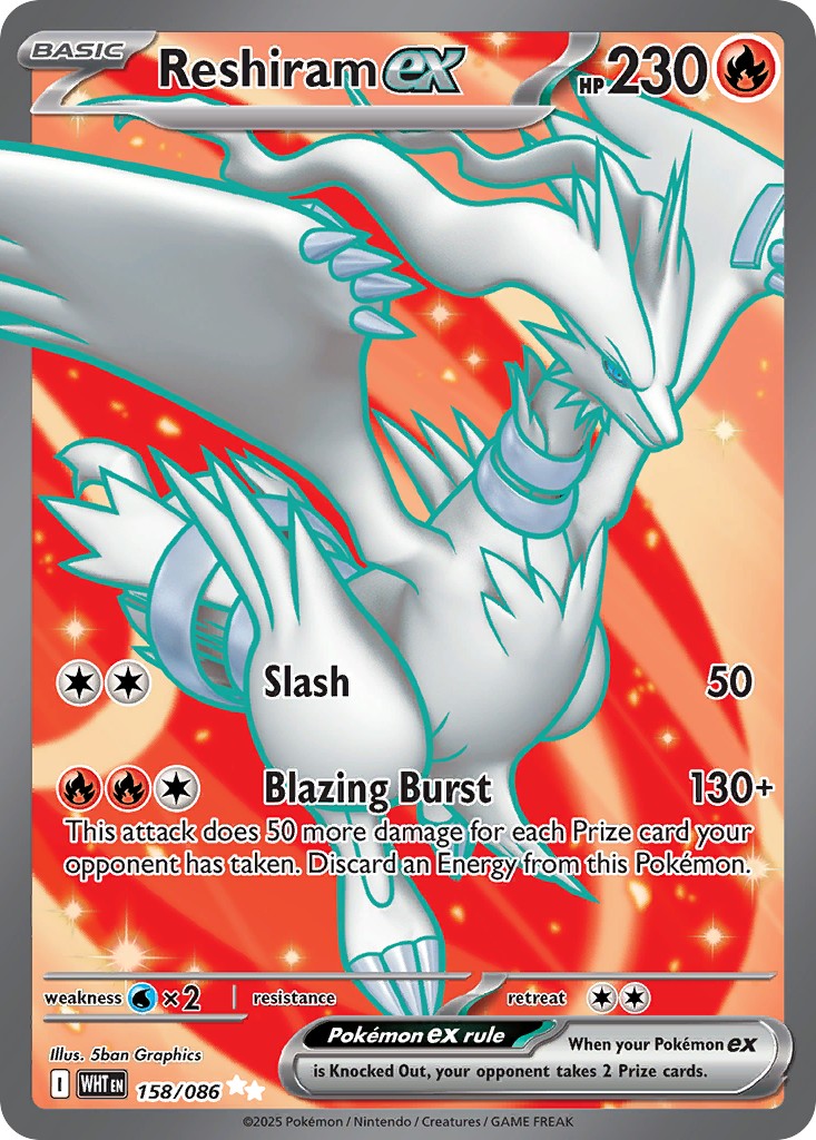 2025 Pokémon White Flare 2025 Pokémon White Flare #158 trading card