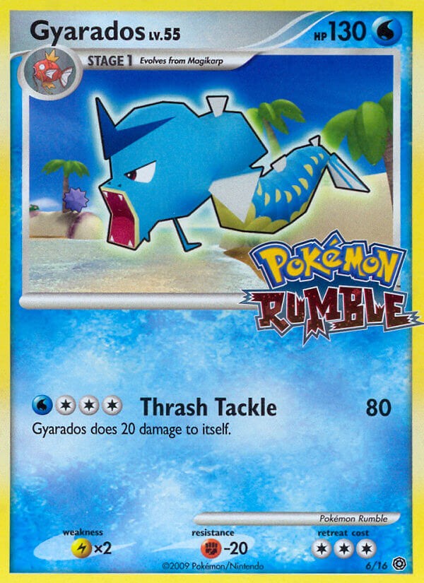 2009 Pokémon Pokémon Rumble 2009 Pokémon Pokémon Rumble #6 trading card