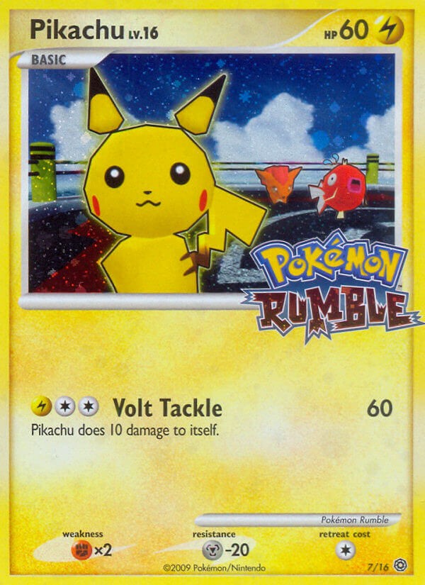 2009 Pokémon Pokémon Rumble 2009 Pokémon Pokémon Rumble #7 trading card