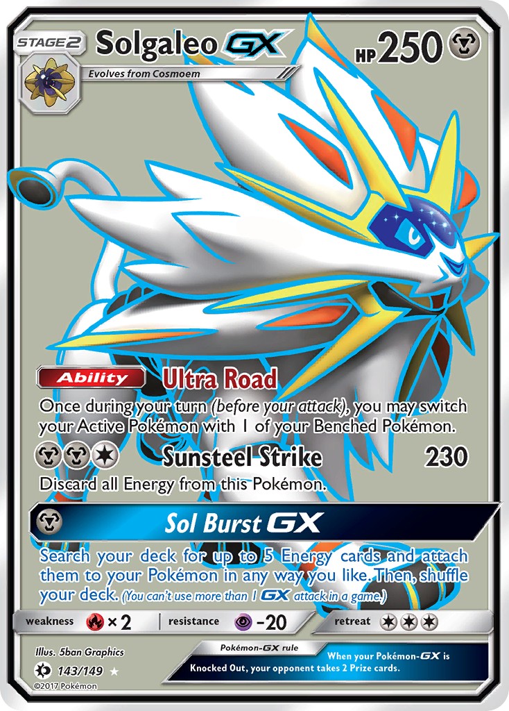 2017 Pokémon Sun & Moon 2017 Pokémon Sun & Moon #143 trading card