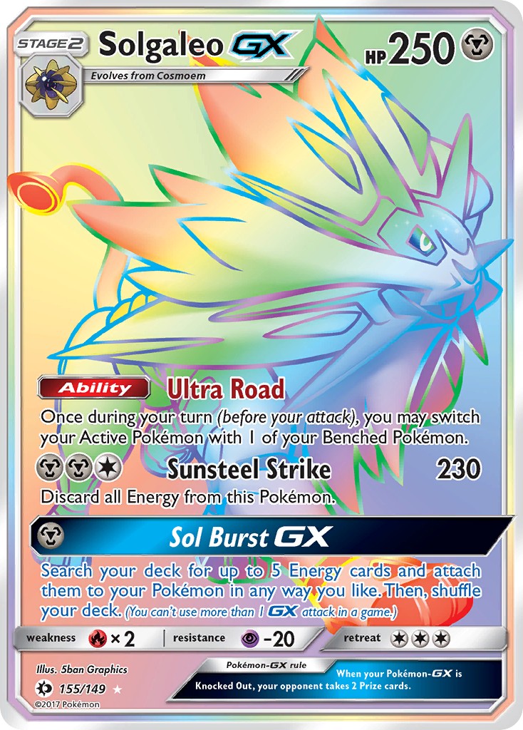 2017 Pokémon Sun & Moon 2017 Pokémon Sun & Moon #155 trading card