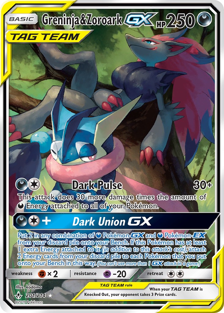 2019 Pokémon Unbroken Bonds 2019 Pokémon Unbroken Bonds #201 trading card