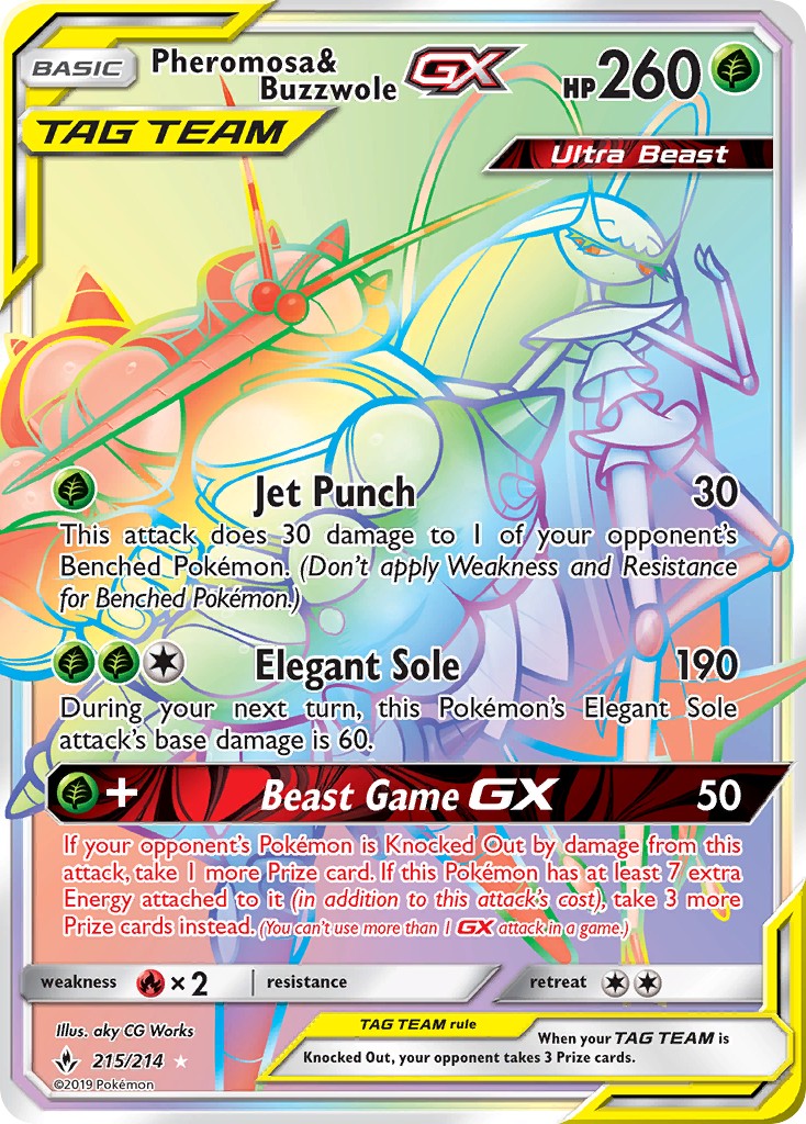 2019 Pokémon Unbroken Bonds 2019 Pokémon Unbroken Bonds #215 trading card